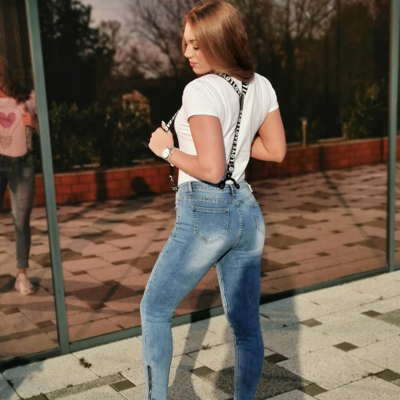 NINA kantáros farmernadrág