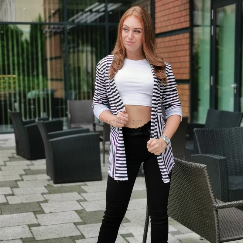 JENNA csíkos blézer