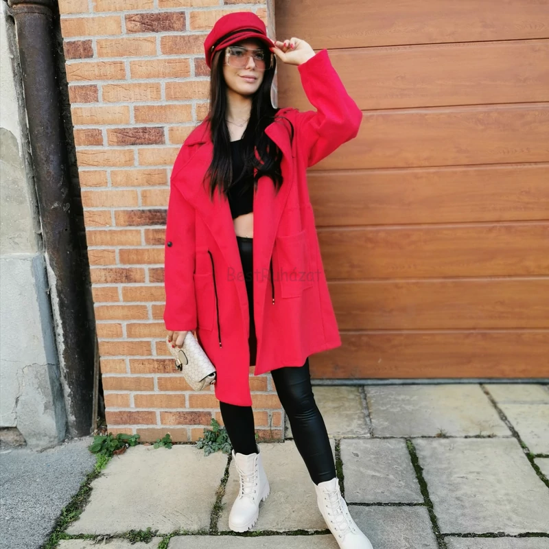 KITTY piros kabát