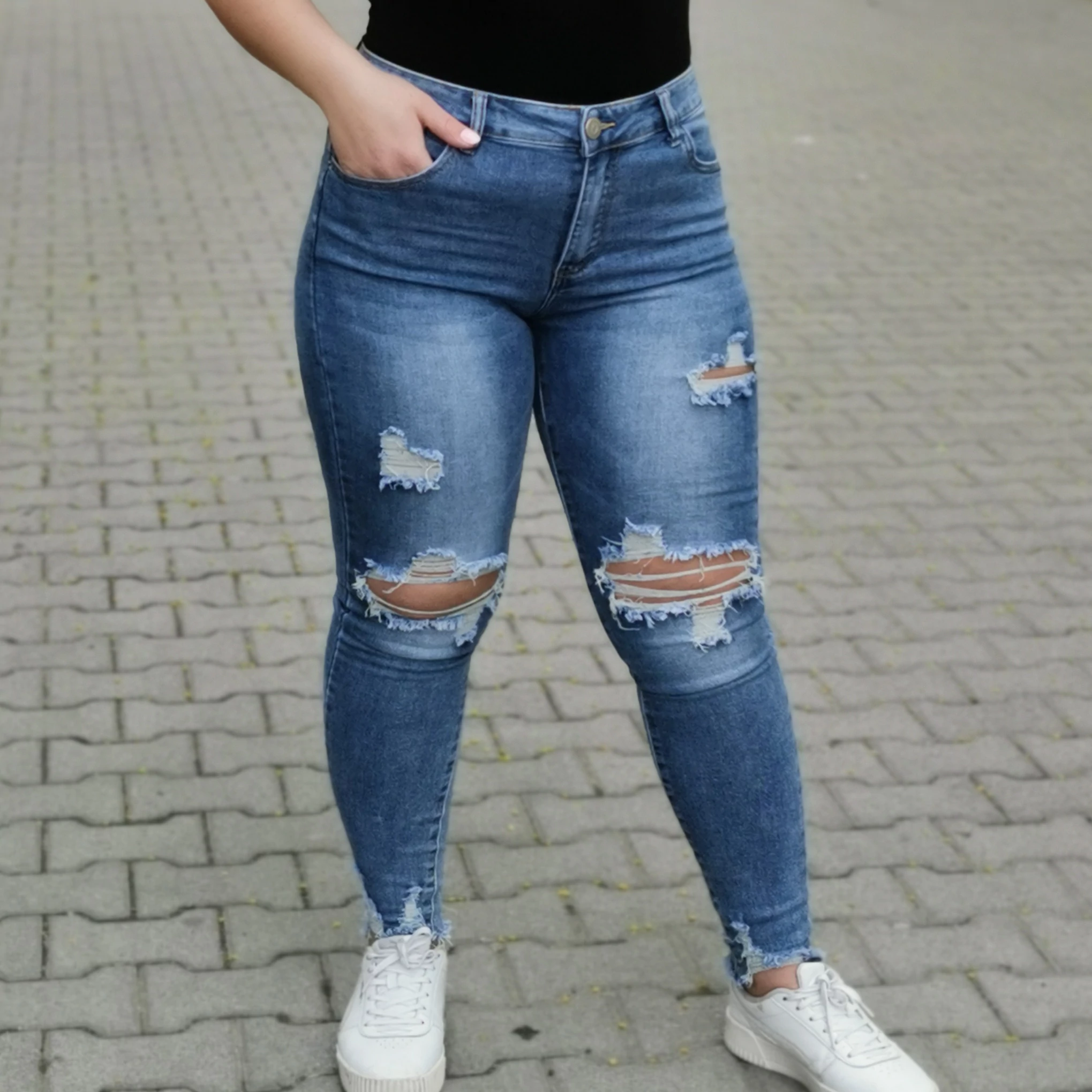 CELINE plus size farmernadrág