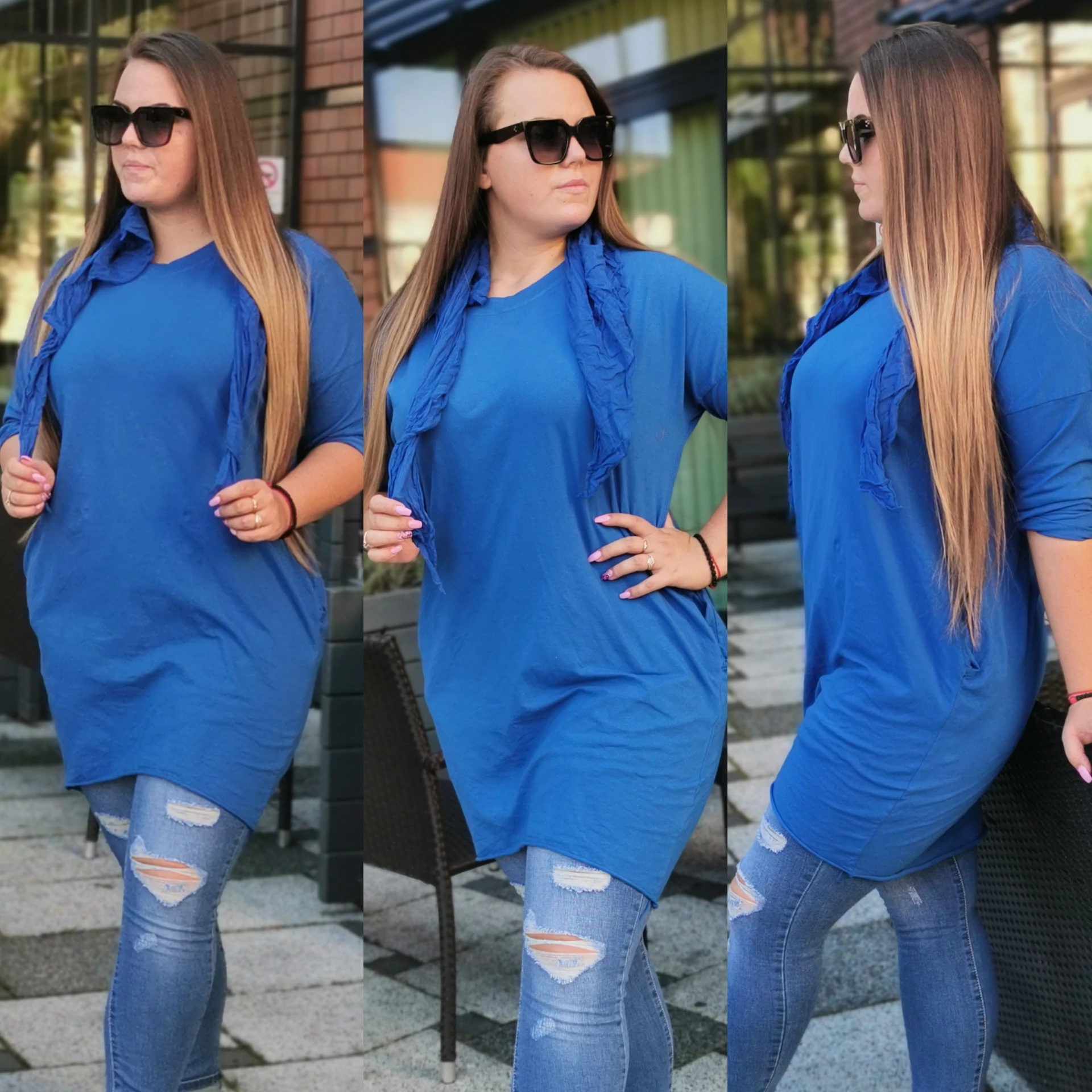 ZOJA PLUS SIZE TUNIKA KENDŐVEL